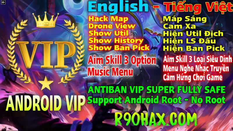 Hack ANDROID VIP LIÊN QUÂN